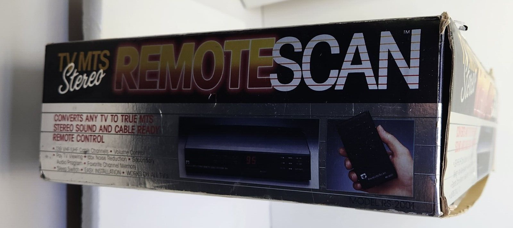 Vidtech MTS Stereo Remote Cable TV Television Decoder DBX RS-2001 Brand New