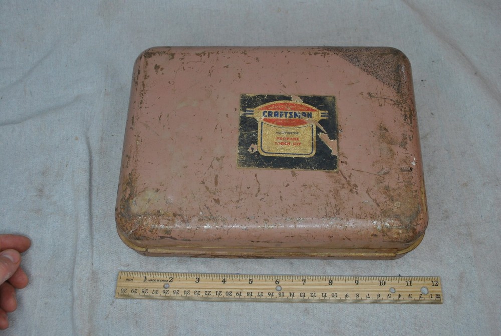 Vintage Craftsman Multi-Purpose Propane Torch Kit Tin Box