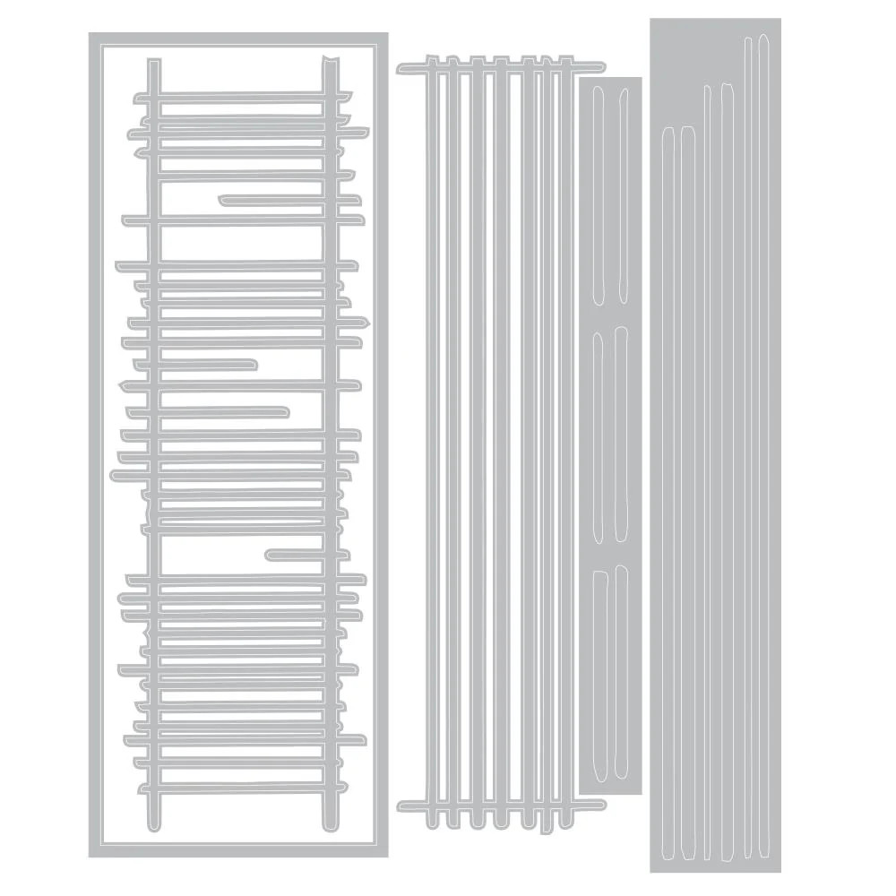 Sizzix Thinlits 5PK Die Set - Tracks, 666908 by Seth Apter