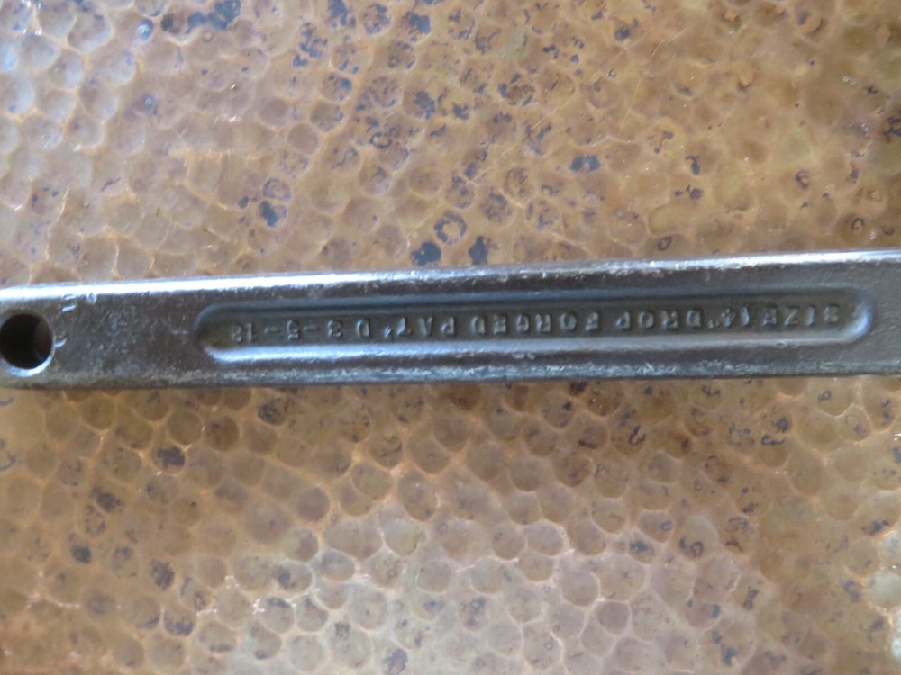 TRIMONT 1918 Adjustable Pipe Wrench TRIMO