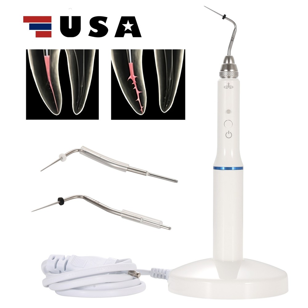 Dental Wireless Gutta Percha Obturation System Endo Heated Pen + Tips Gift