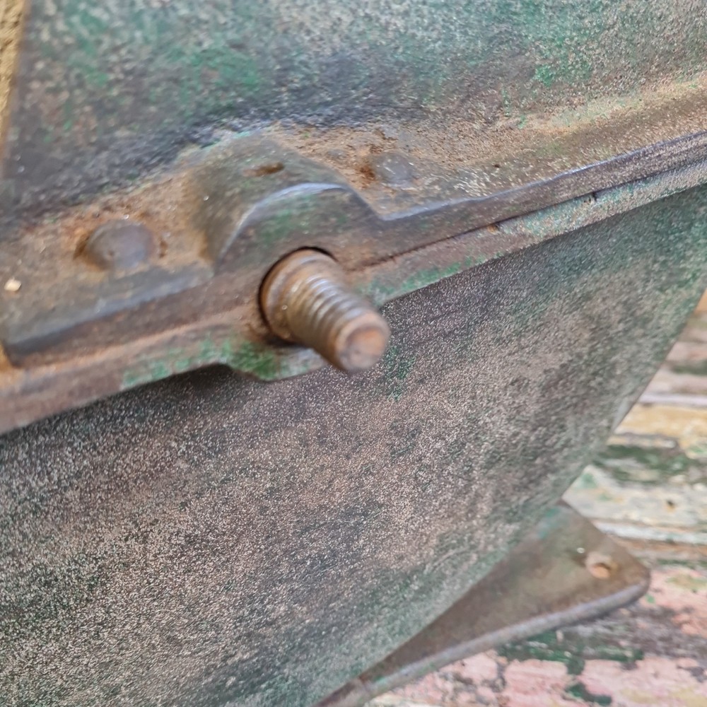 Antique cast iron Whetstone Grinding Wheel tools garage workshop reclaimed
