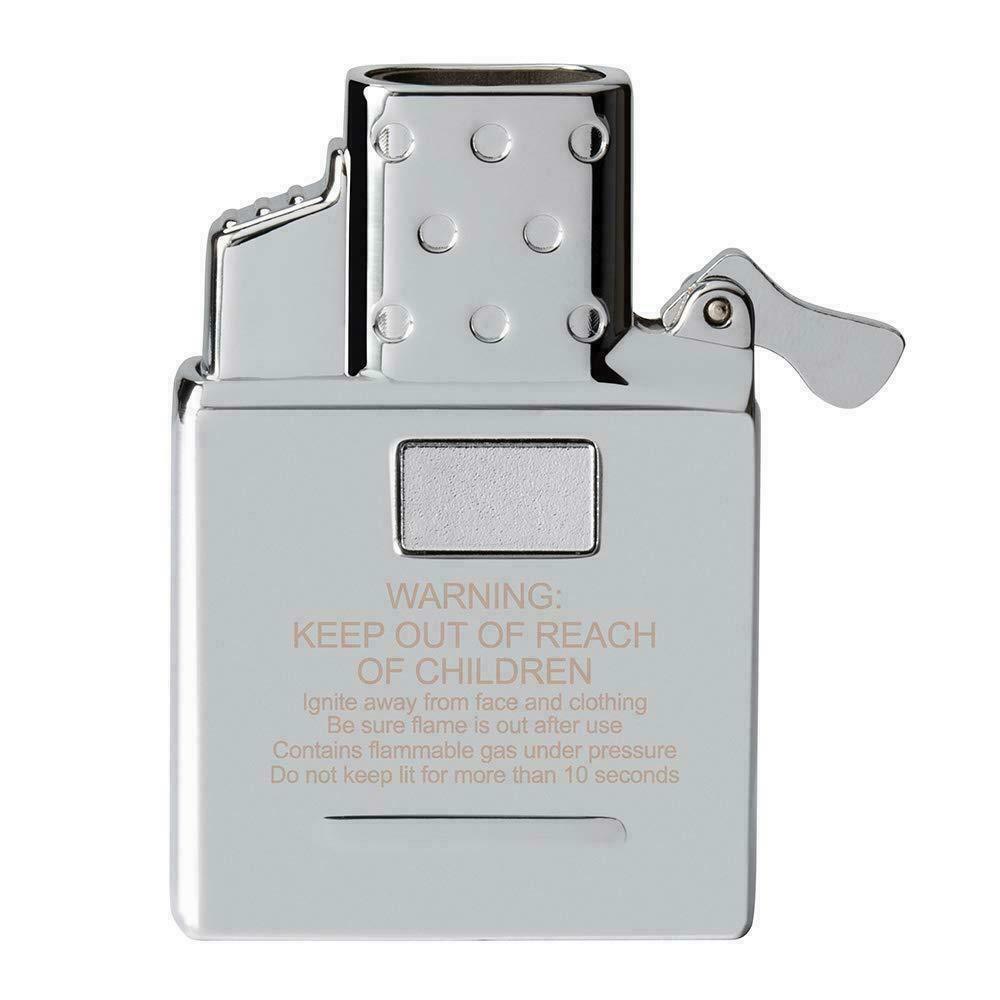 (2 Pack) ZIPPO Butane Double Torch Insert W/ Push-button Piezo Ignition 65827