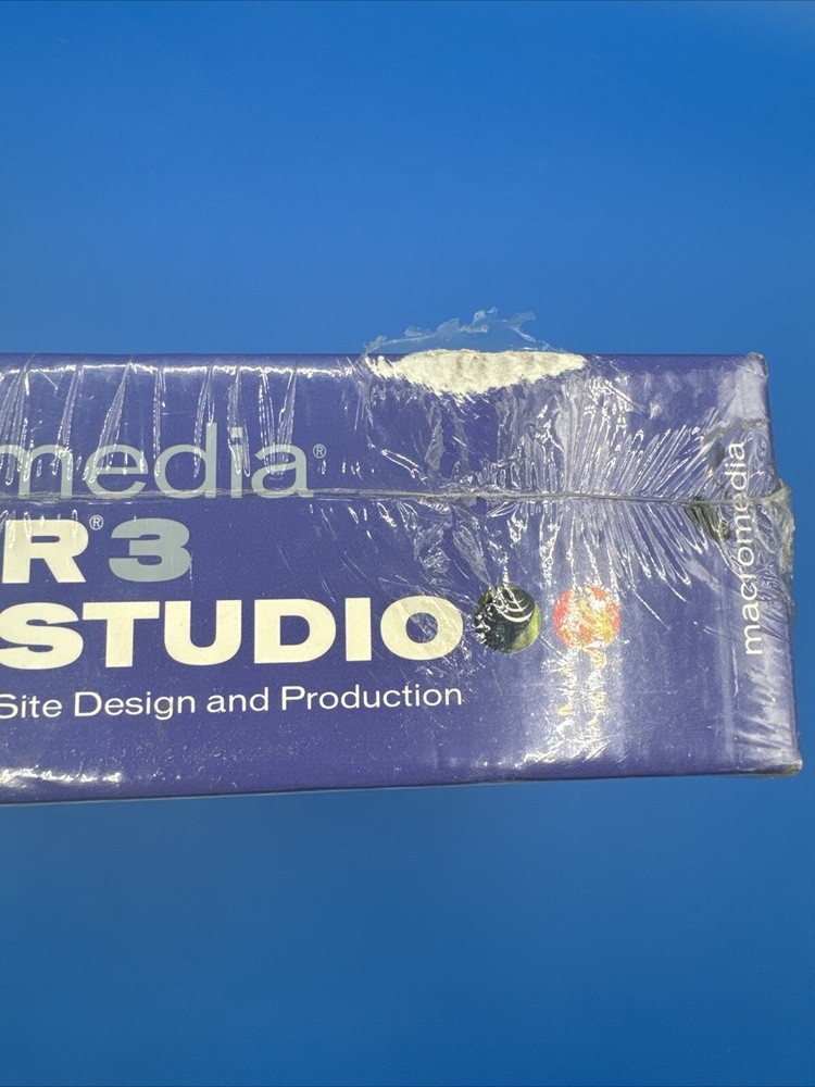 Macromedia Dreamweaver Fireworks Studio Sealed