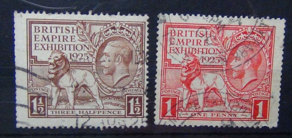 Great Britain 1925 Wembley Set Used