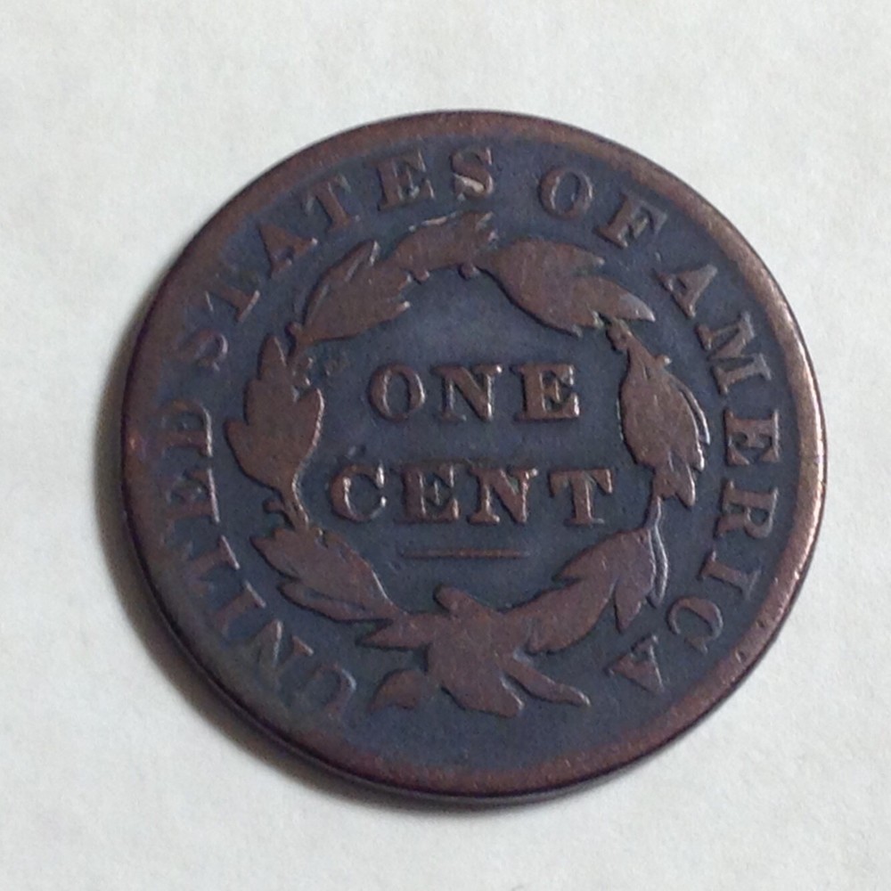 1829 US Coronet Head Large Cent cd