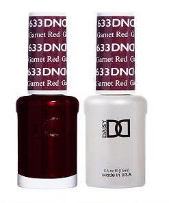DND DUO Matching Gel & Lacquer #633 - Garnet Red