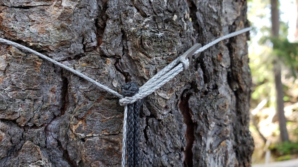 pack hanger dyneema and titanium pack hanger