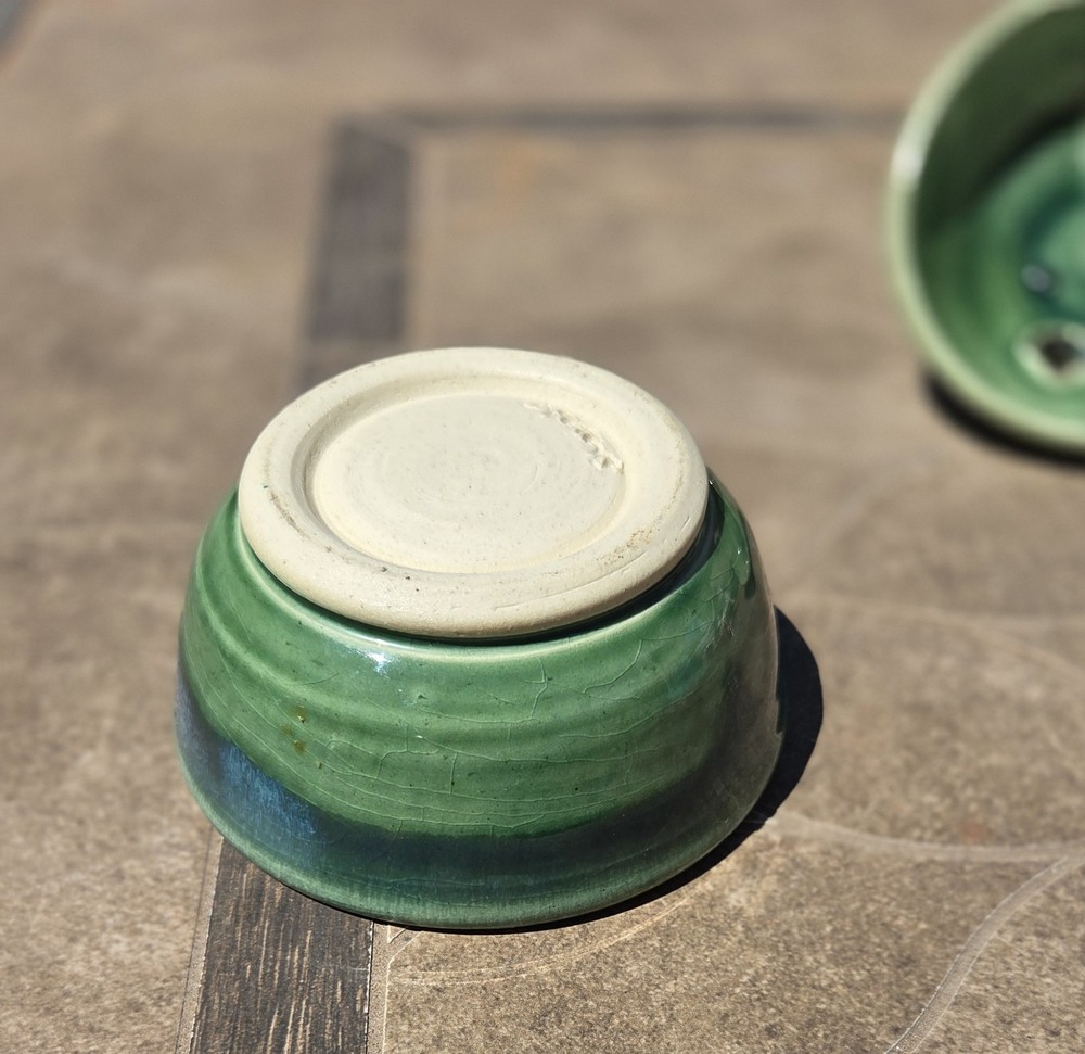 Garlic Keeper Handmade Pottery, signed
