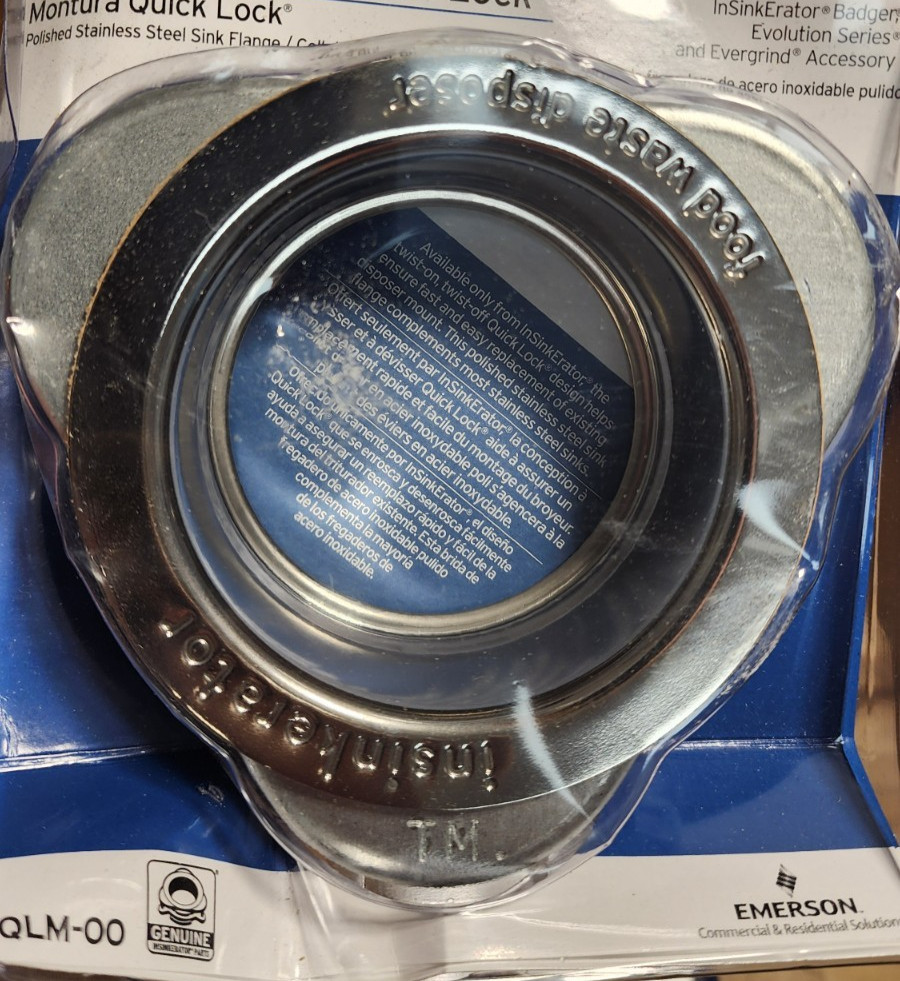 InSinkErator QLM-00 Chrome Quick Lock Sink Mount (Qty 4)