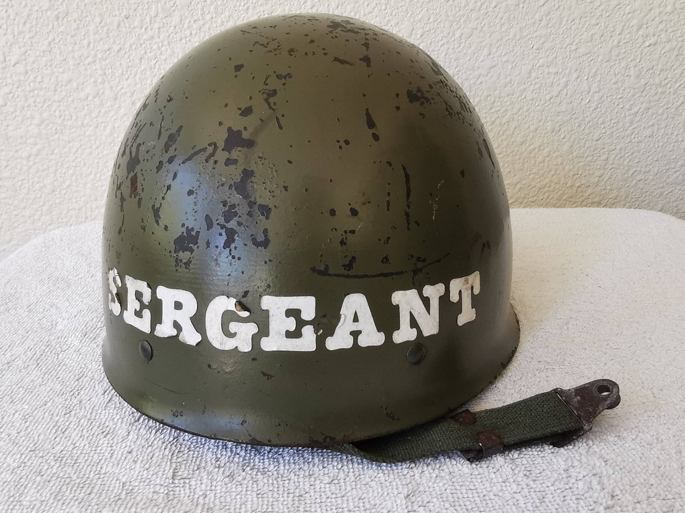Vintage  1945-1955  Post War Austrian Sergeant  Helmet Liner with Strap