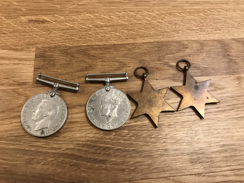 nice lot 4 original WW2 era medals