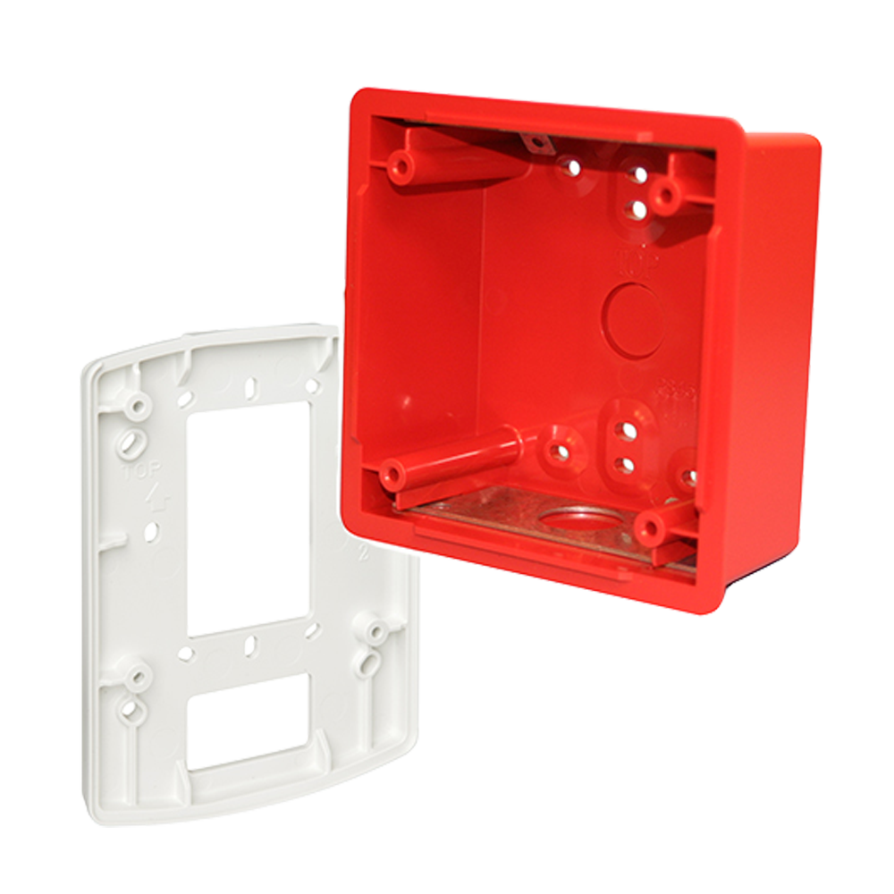 WHEELOCK RSSCPW-FW - Plate for RSS, White, Fire Lettering