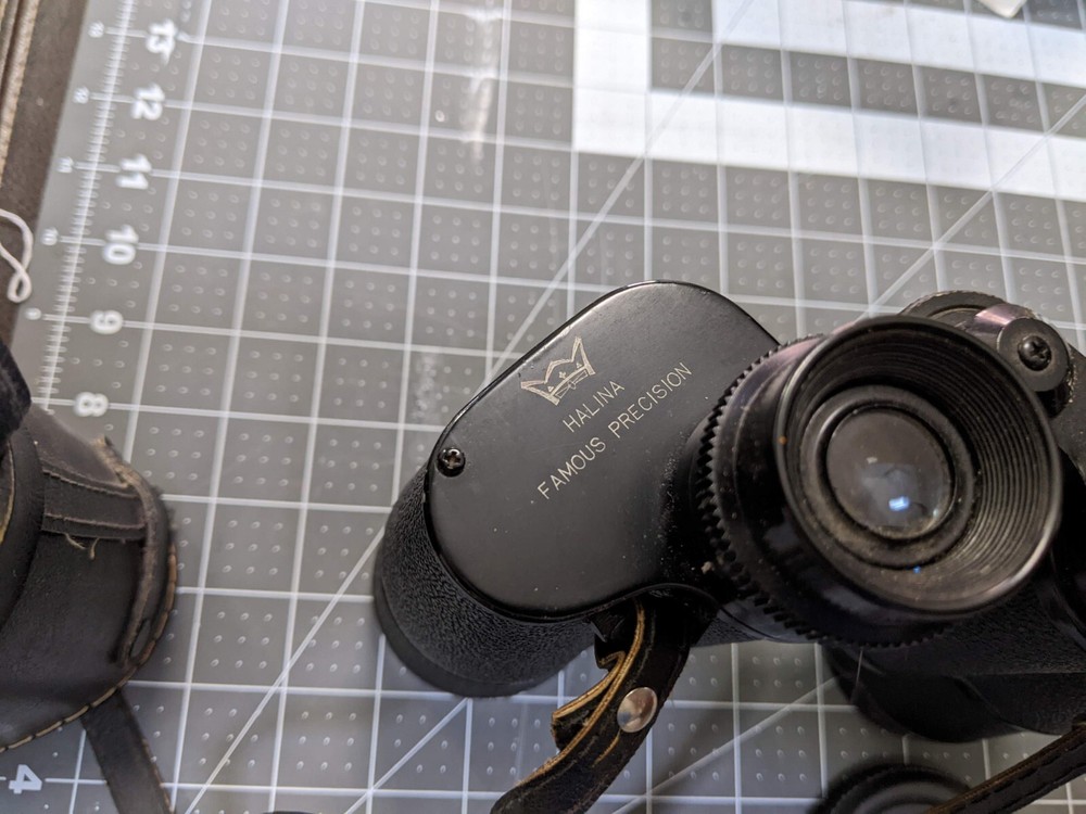 Binoculars Halina Famous Precision 10X50 With Case c12