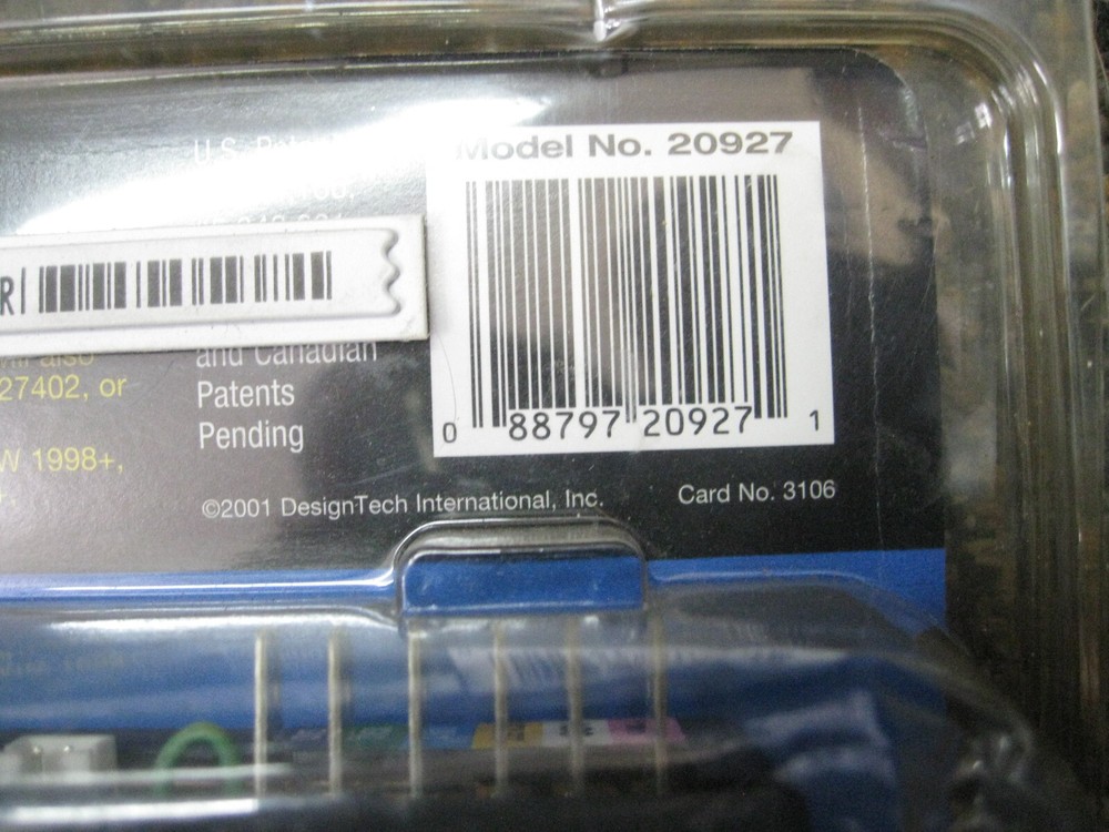 Remote Start Design Tech Auto Command 2700 Remote Control Car Starter 20927