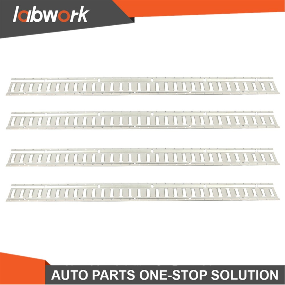 Labwork 4 Pack 5' E Track Tie Down Rail Kit For Truck Trailer Cargo Van Utility