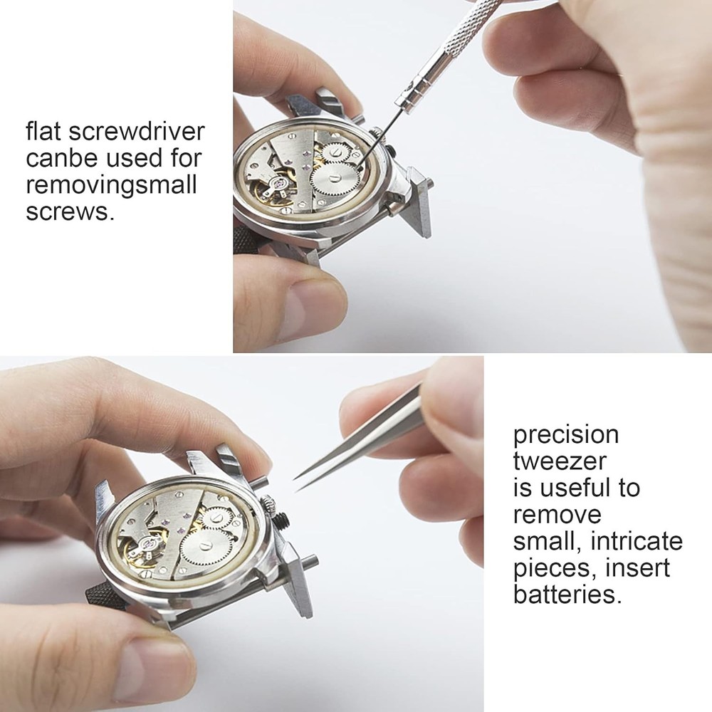 Comprehensive Watch Battery Replacement Kit - 9 Professional Tools for Everyone