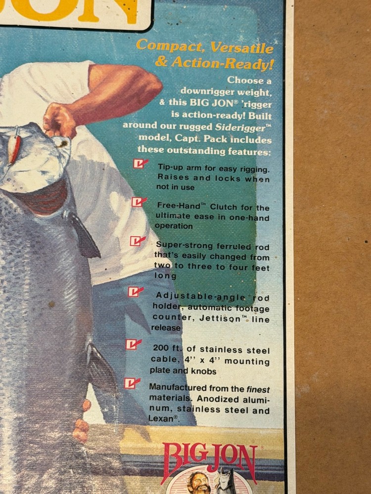 BIG JON CAPTAINS PAK MANUAL SIDERIGGER