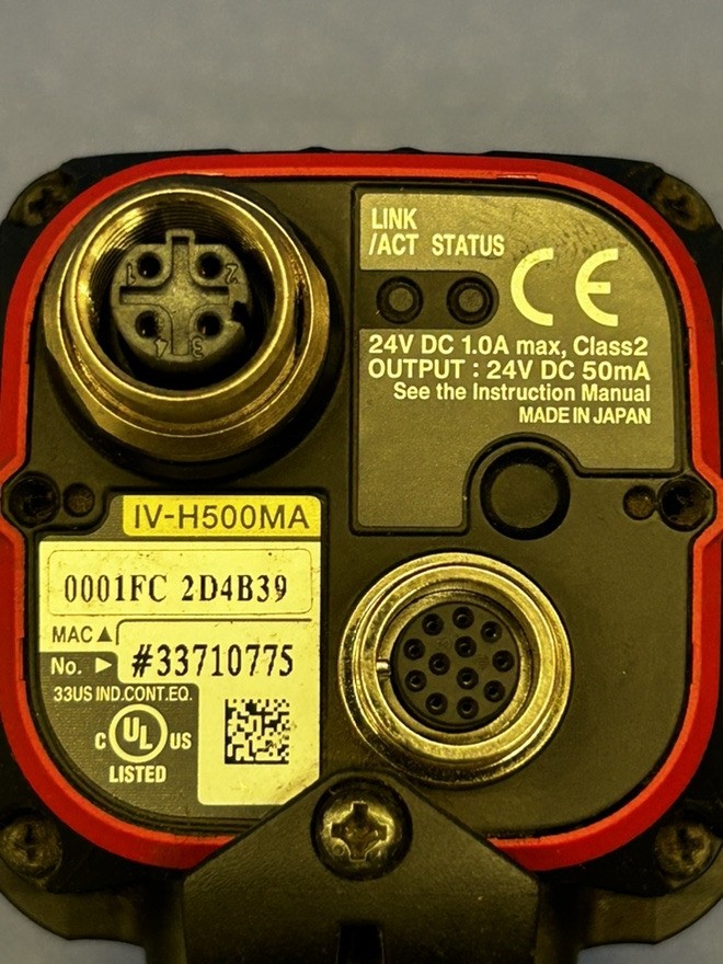 Keyence IV-H500MA Vision Sensor Standard Range Monochrome Automatic Focus