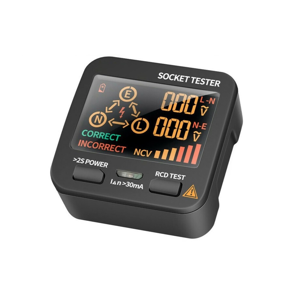 1Pc US Plug AC11 Socket Tester Digital Display Voltage Test Checker Detector