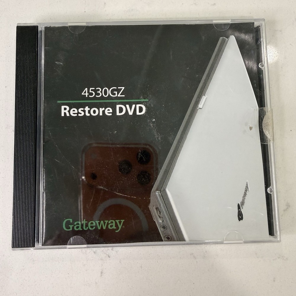 Gateway 4530GZ Restore DVD Computer Software Disc