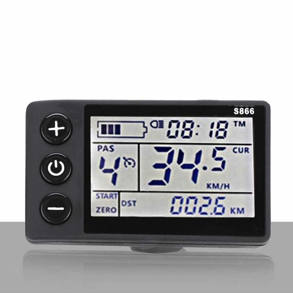 E-Bike Controller 24/36/48V Brushless Controller with LCD Display Panel US