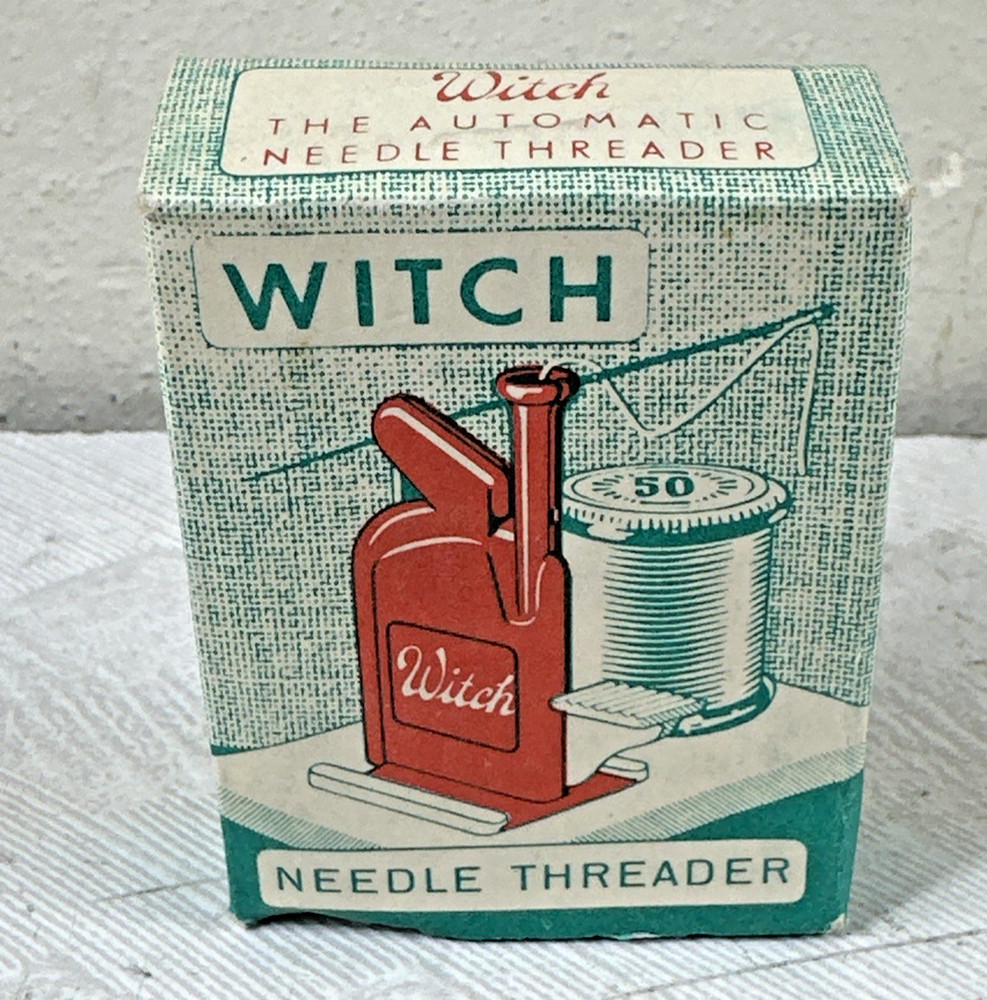 Vintage Witch Automatic Needle Threader With lnstructions Made In West Germany