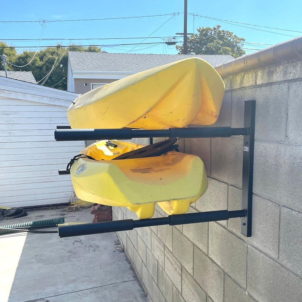 Paddle Board Wall Mount Rack by | Double Surfboard or Paddleboard Wall Rack Sto