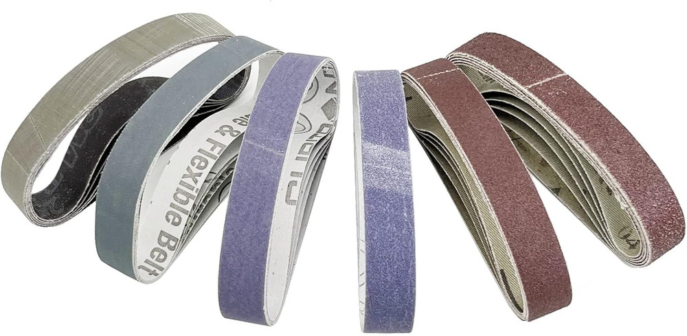 30 Pcs 3/4" X 12" Replacement Knife Sharpener Sanding Belt Kit for Work Sharp Kn