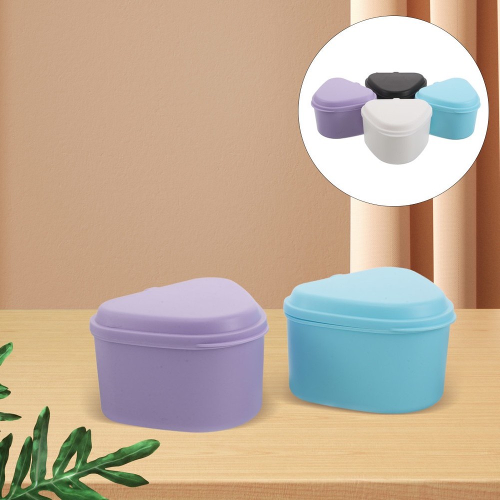 4 Pcs Mouth Guard Retainer Case Holder for Tooth Plastic Retainers