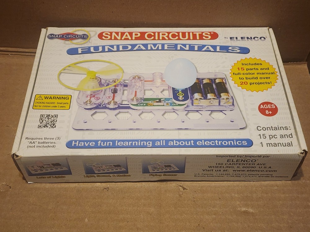 ELENCO SNAP CIRCUITS FUNDAMENTALS SCF-20 LEARNING ELECTRONIC BUILDING KIT SCF20