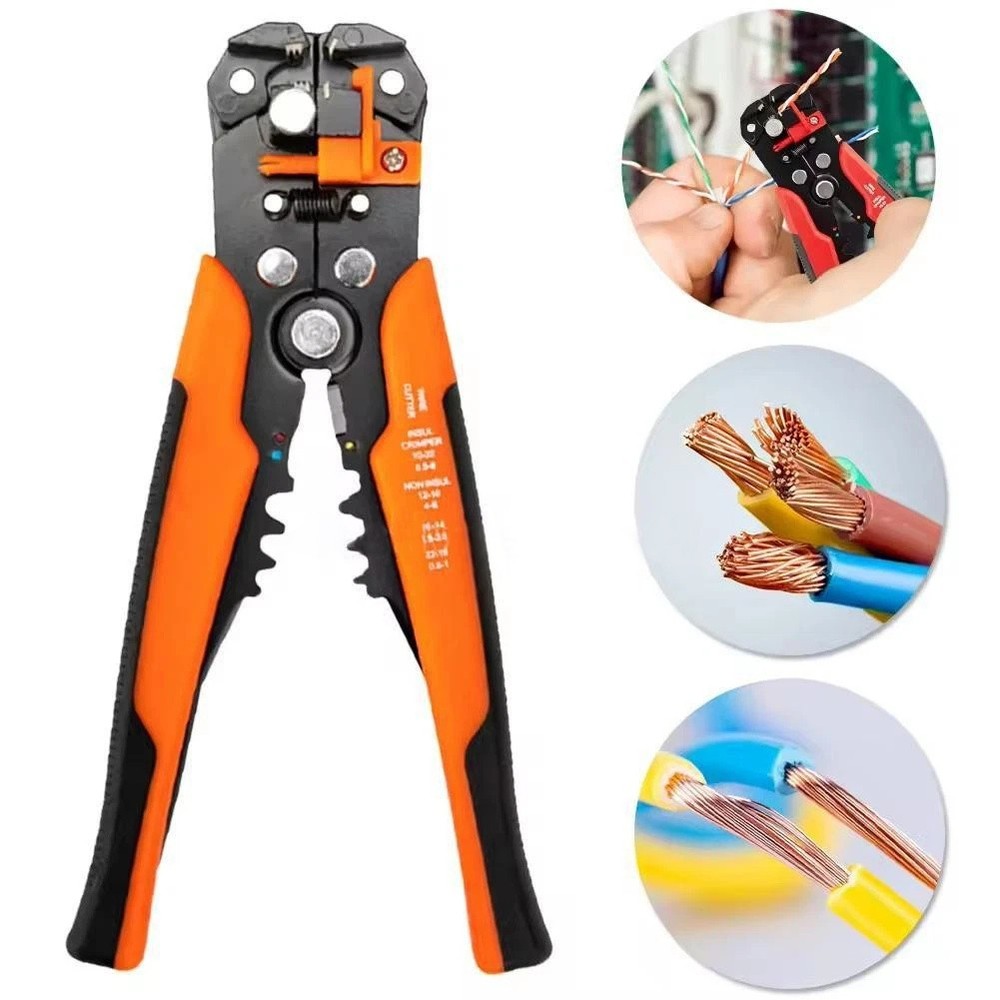 5 in 1 Automatic Wire Stripper Insulation Wire Cutter Crimper Cable Plier Tool