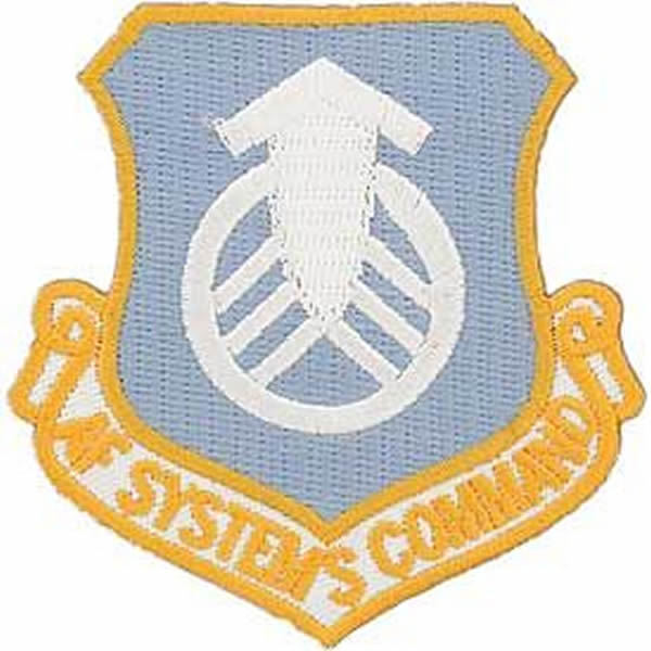 US AIR FORCE USAF SYSTEMS COMMAND PATCH - Color - Veteran Owned Business
