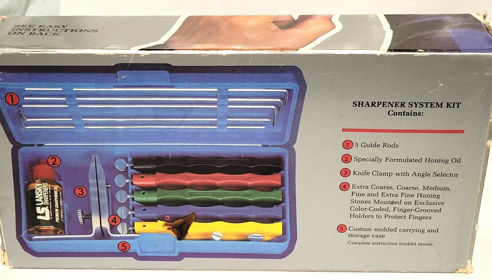 Lansky Deluxe 5-Stone System Model #LK005 Precision Knife Sharpening System