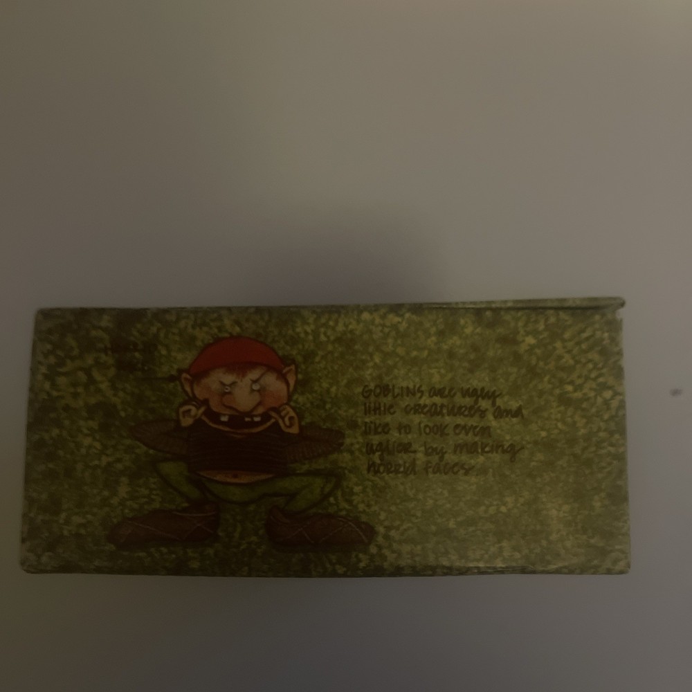 1970’s Pencil Box: Troll-Witch-Elf-Goblin-Pixie by General Box Co. Never Used.