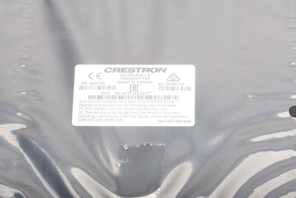 Crestron HD-MD-400-C-E Multiformat Switch Receiver/Transmitter - New Open Box