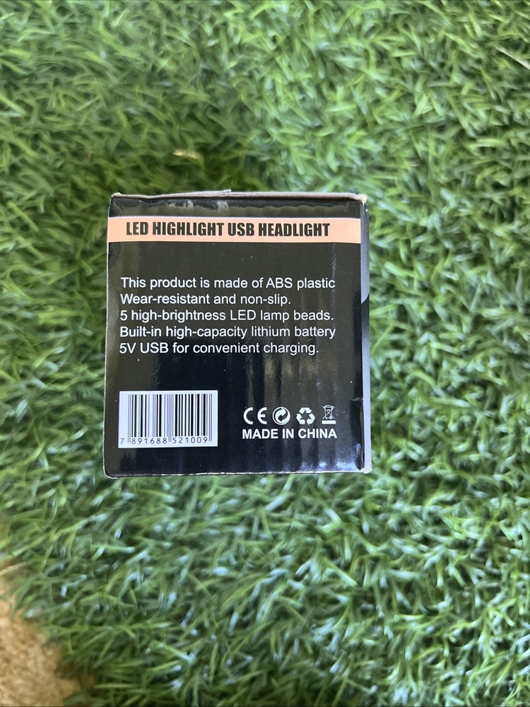 Led Highlight USB Charging 5 LED Headlight 4 Modes L-T21