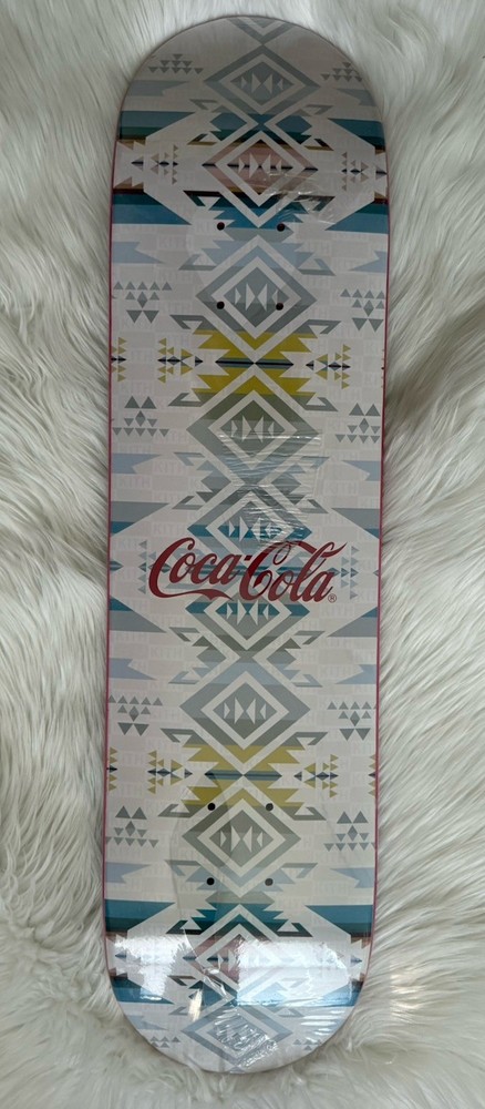 Kith x Coca-Cola x Pendleton - Skateboard Deck - White Sand 🔥🔥🔥🔥