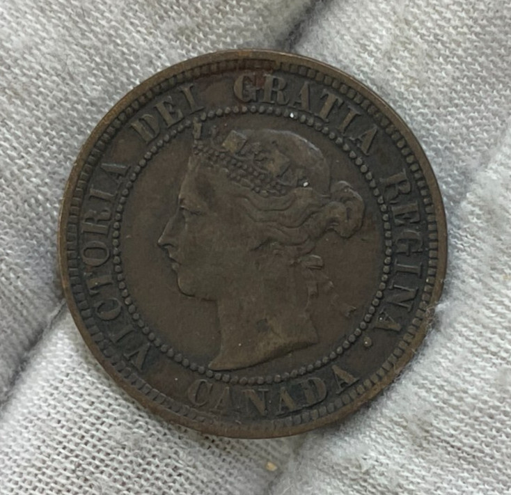 1888 Canada One Cent Coin