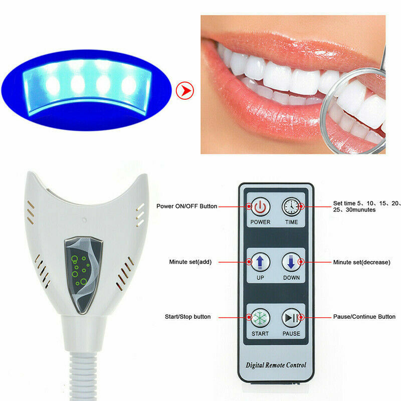 Dental Mobile Teeth Whitening Machine Lamp Bleaching Light Cold LED Accelerator