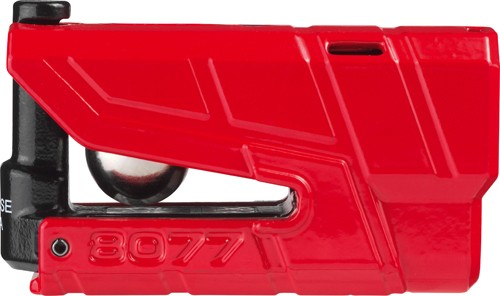 ABUS Granit 8077 3D Alarm Disc Lock, Level 18 Security, Red
