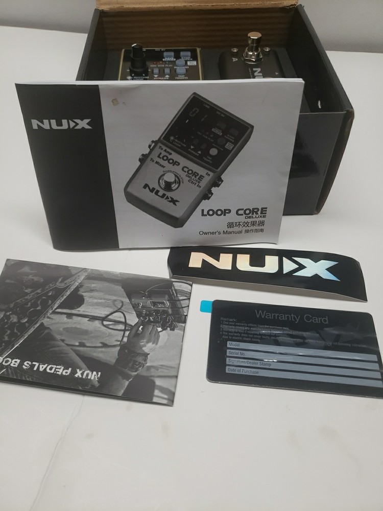 NUX Loop Core Deluxe Bundle includes Dual Foot switch 24 Bit BRAND NEW!