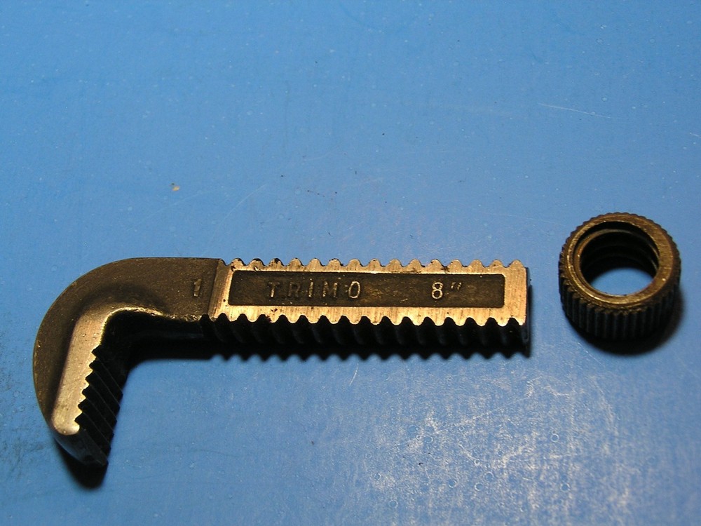 REPLACEMENT 8" Trimo hook jaw & Ring Nut Pat 1889 97