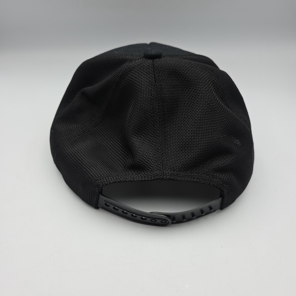 Miller High Life Patch Flat Bill Rope Hat Black