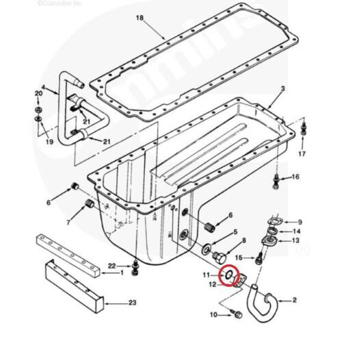 CUMMINS Seal, O Ring 3029847