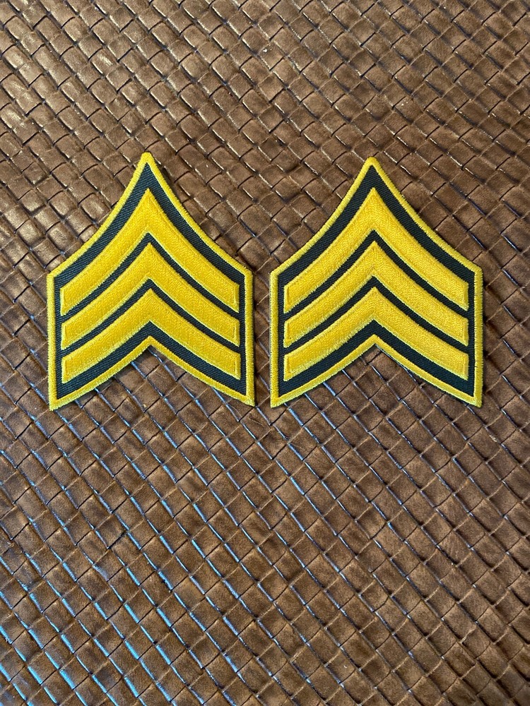 San Bernardino County Sheriff Sergeant Chevron Patches (2)