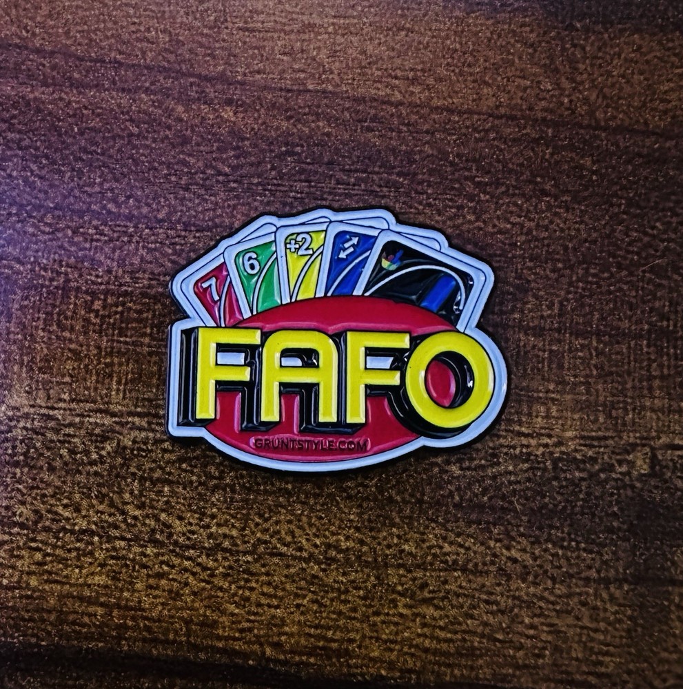 FAFO UNO Golf Ball Marker