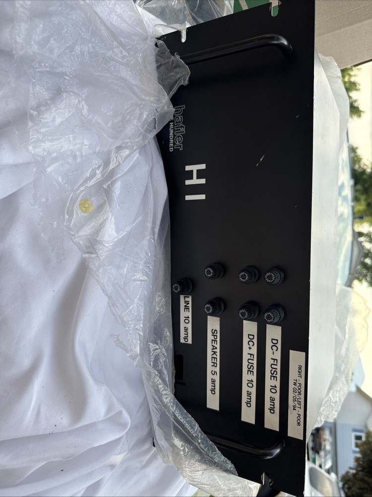 Hafler Five Hundred (dh500) power amp both channels Work