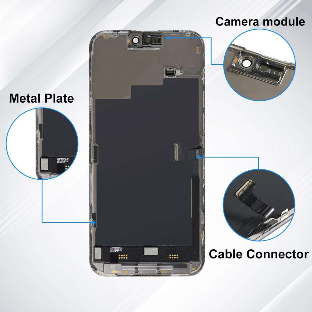 OLED For iPhone 15 Pro Max Screen Replacement Display Digitizer Repair Kit
