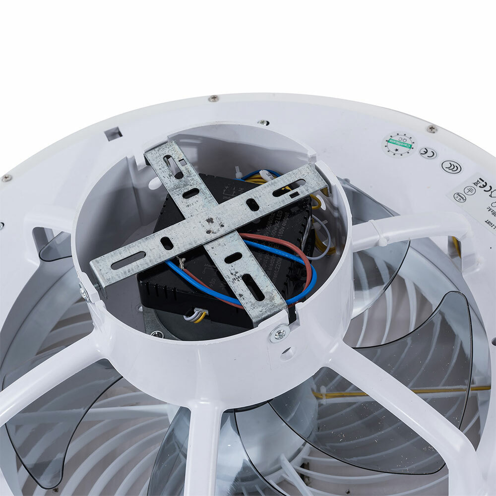 Ceiling Fan Light+Remote Control Modern Invisible fan LED Light Ceiling Mounted